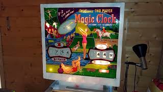 MAGIC CLOCK Pinball from Williams (12/1960) in Gameplay
