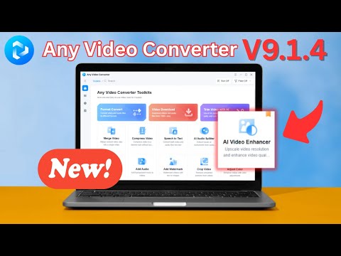 New UpdateAny Video Converter 9.1.4 Released New AI Video Enhancement Win/Mac