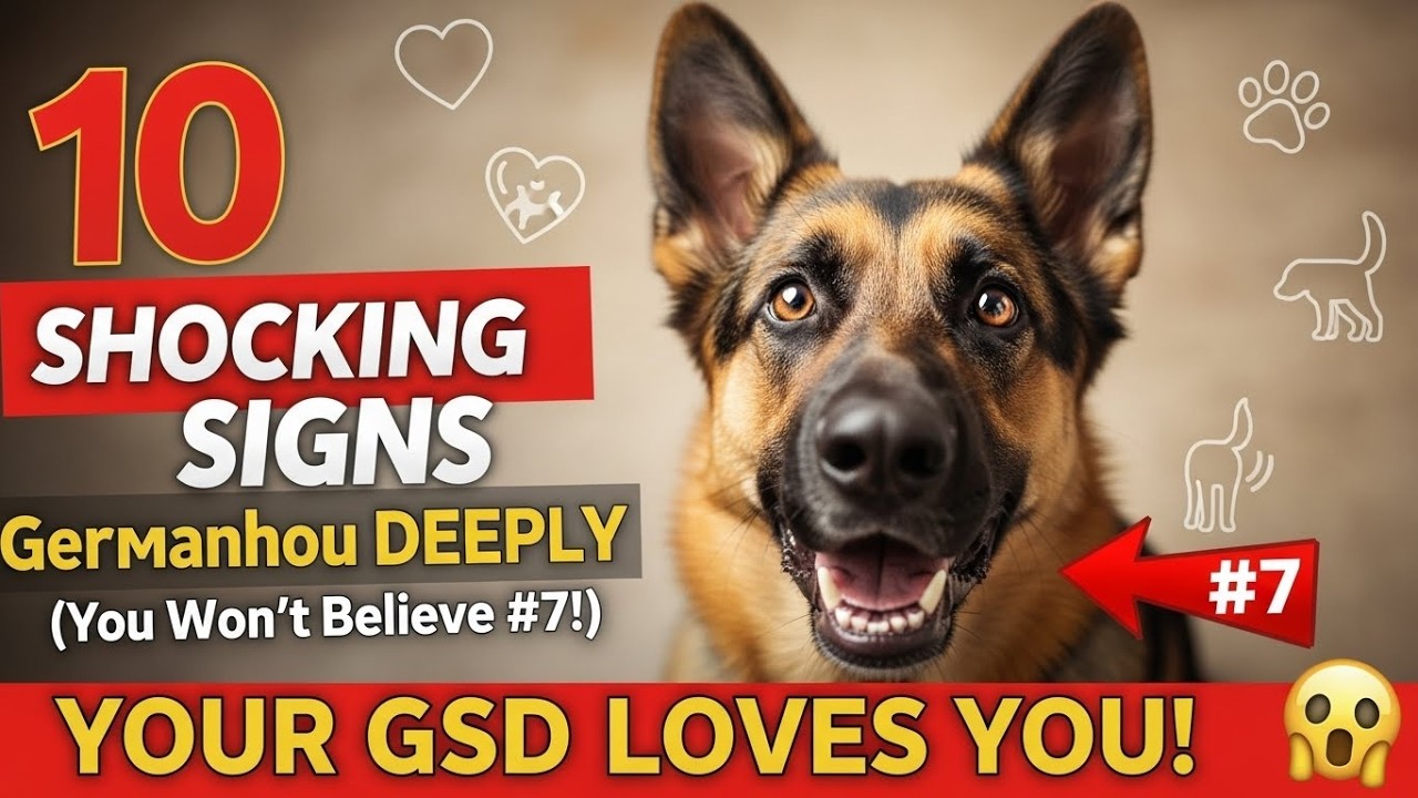 Top 10 Things German Shepherds Do When They Love You | You Won't Believe #7!