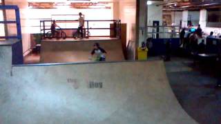 bmx spine jump at corby