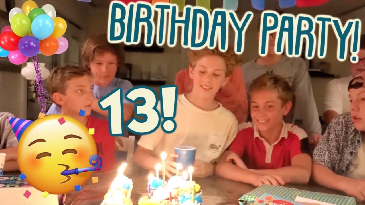 Ryan's 13th Birthday Party | Birthday Week Continues...