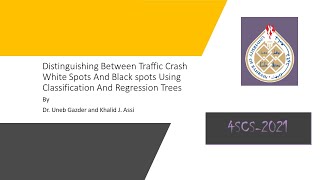 Distinguishing Between Traffic Crash White Spots And Black spots Using CART