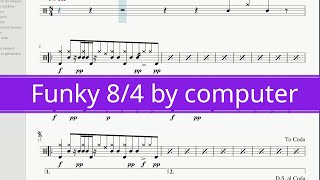 Funky drum by computer (Coda  Dal Segno to Coda )