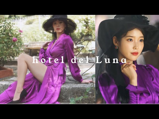 hotel del luna purple dress 장만월 Hotel Del Luna Look 🌙makeup to outfit
