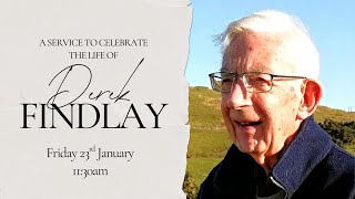 23rd January 2026 - A service to celebrate the life of Derek Findlay