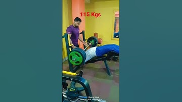 115 Kgs Decline Bench Press. Lower chest workout.