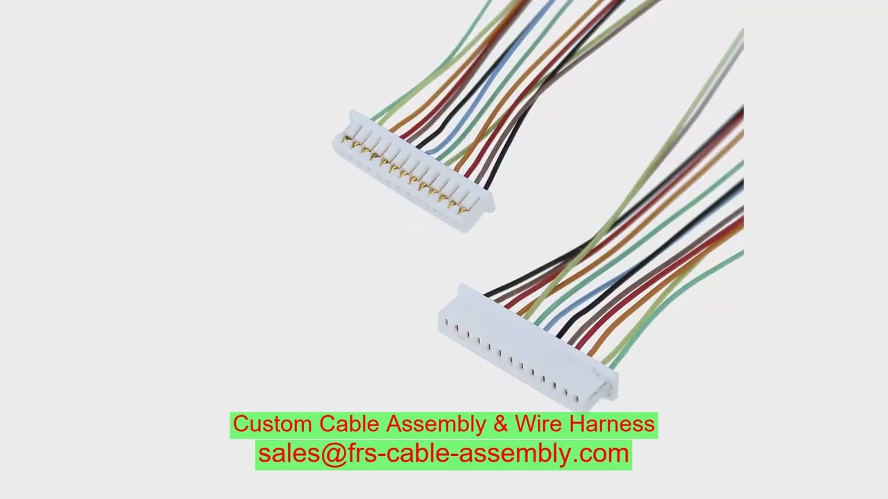 micro-coax camera cable 36 AWG high flex engine wire harness 60 pin micro coaxial cable build‑to‑pri