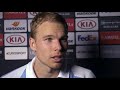 Oscar Lewicki efter förlusten mot VfL Wolfsburg