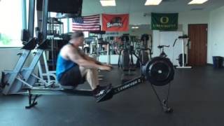 Erg race pace form check