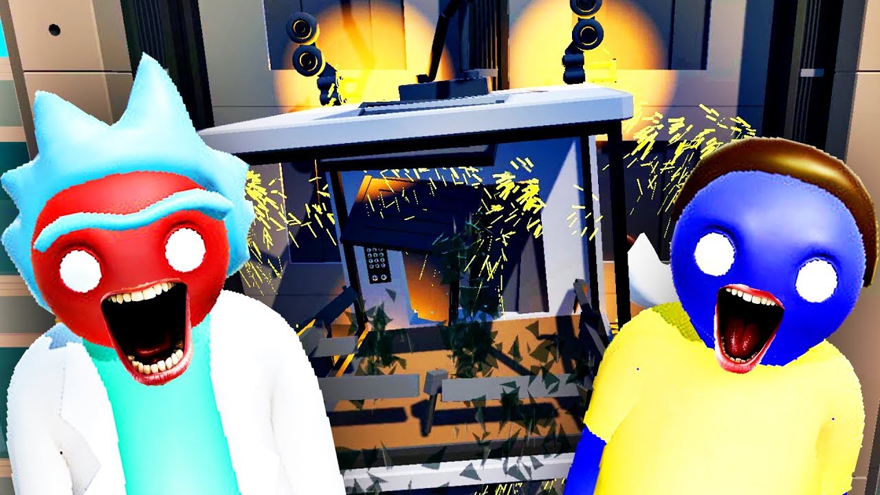 萌萌人大亂鬥 全新人物場景瑞克和莫蒂遇驚天BUG電梯居然爆炸了！