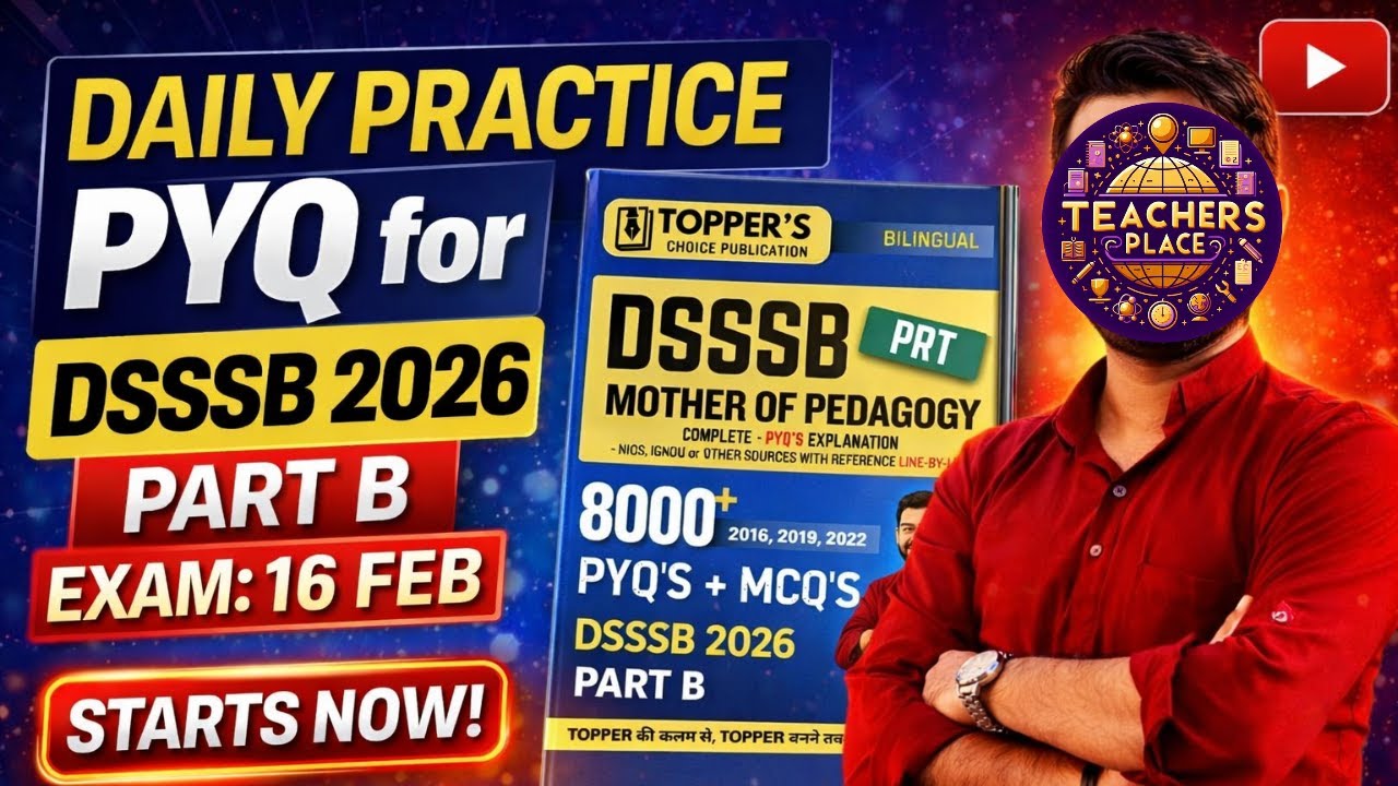 Dsssb prt Part B | Mother of Pedagogy book by Prateek Malik Sir