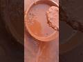 clay pot glass crushing with yummy paste with making with paste🤤🤤#satisfying #asmrtriggers #asmr