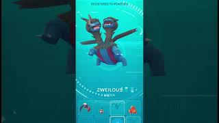 Hundo Deino evolved into Zweilous then Evolved into Hydreigon #pokemongo #pokemon #pokemoncommunity