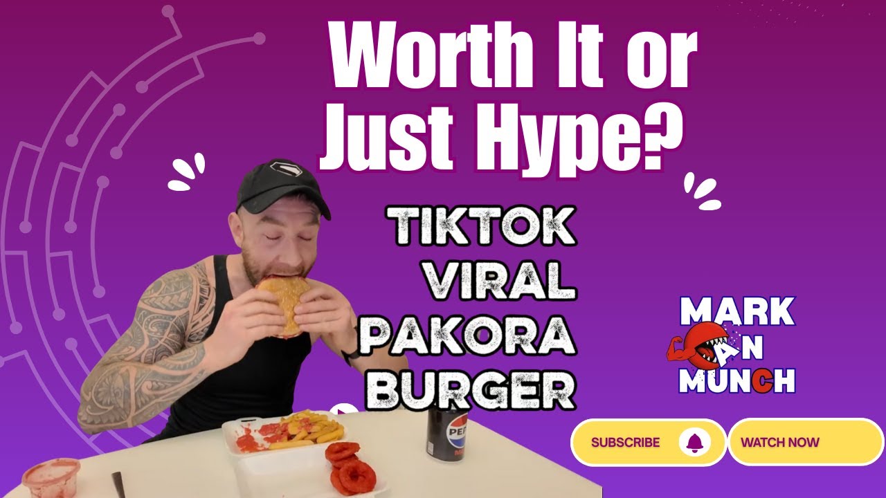 Bodybuilder Reviews TikTok’s VIRAL Pakora Burger… 10/10 or 0/10?