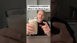 Homemade almond milk recipe that’s easy on my blood sugar. bloodsugar almondmilkrecipe