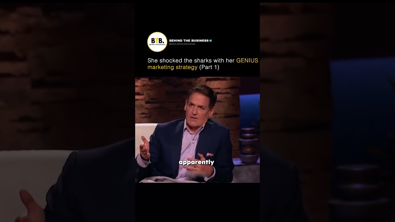 She shocked the sharks with her GENIUS marketing strategy (Part 1)