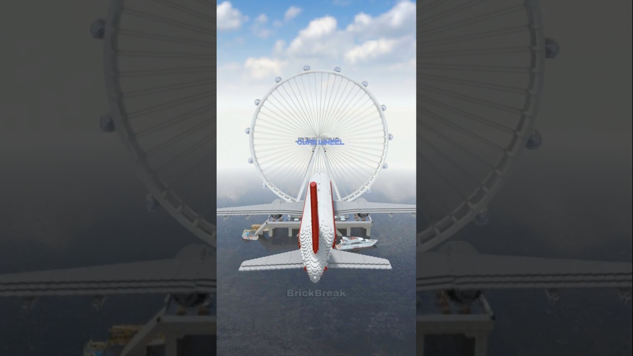 Ferris Wheel vs Airbus A320 Plane – Can It Stop It?  