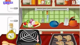 Game - Nấu ăn cùng bé - Bánh Mì Kẹp Thịt - Umbala Channel screenshot 3