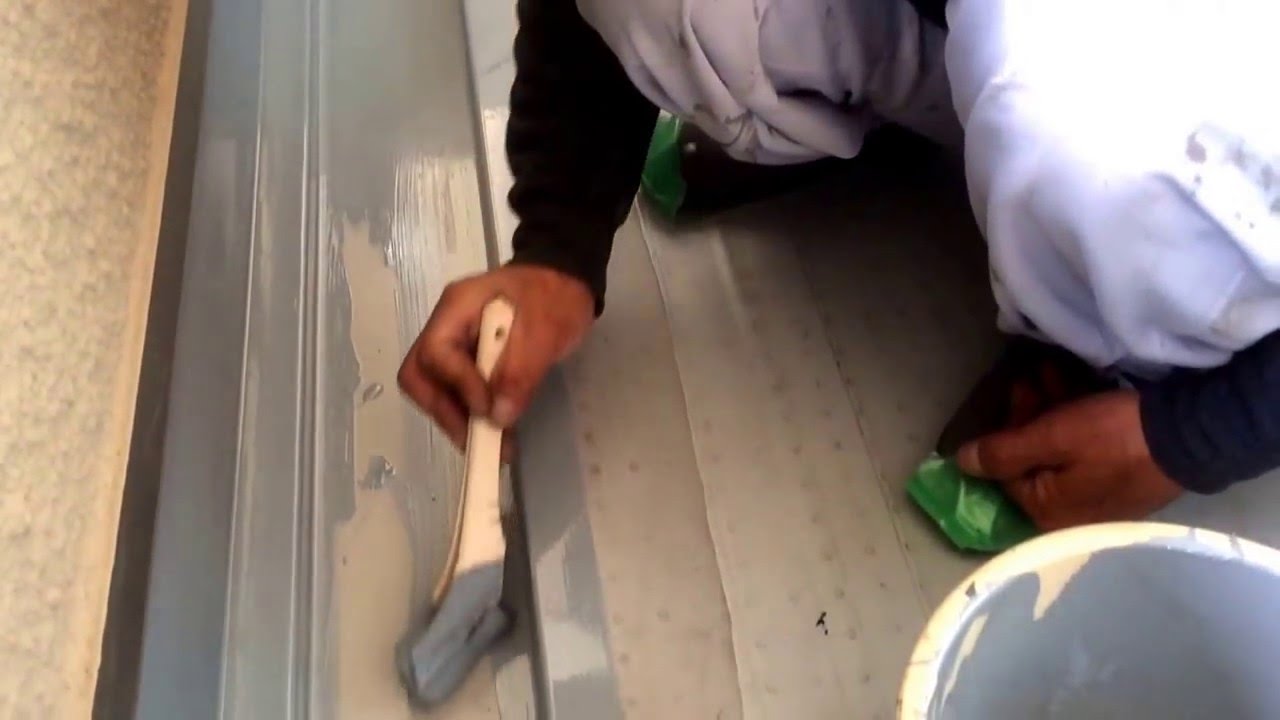 ベランダシート防水を樹脂塗装 Youtube