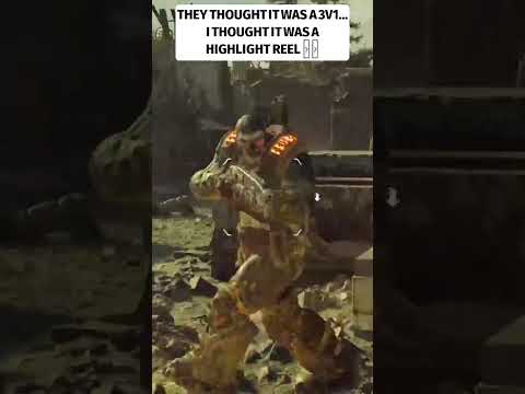“They thought it was a 3v1… I thought it was a highlight reel 💀🔥” #gearsofwareday