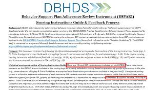 DBHDS Quality Assurance in Behavioral Programming