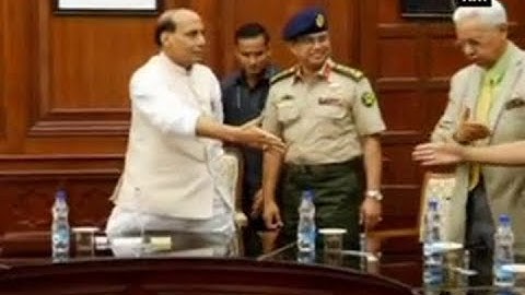 Bangladesh army chief calls on Rajnath Singh in New Delhi