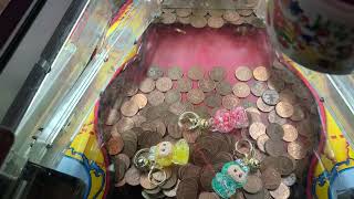 Playing The Round The World Coin Pusher At Gold Rush Amusements