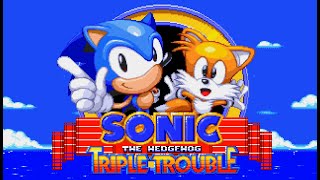 Sonic Triple Trouble 16-Bit - Story Mode Playthrough (4K/60FPS)
