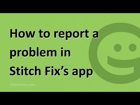 How to report a problem in Stitch Fix's app - YouTube