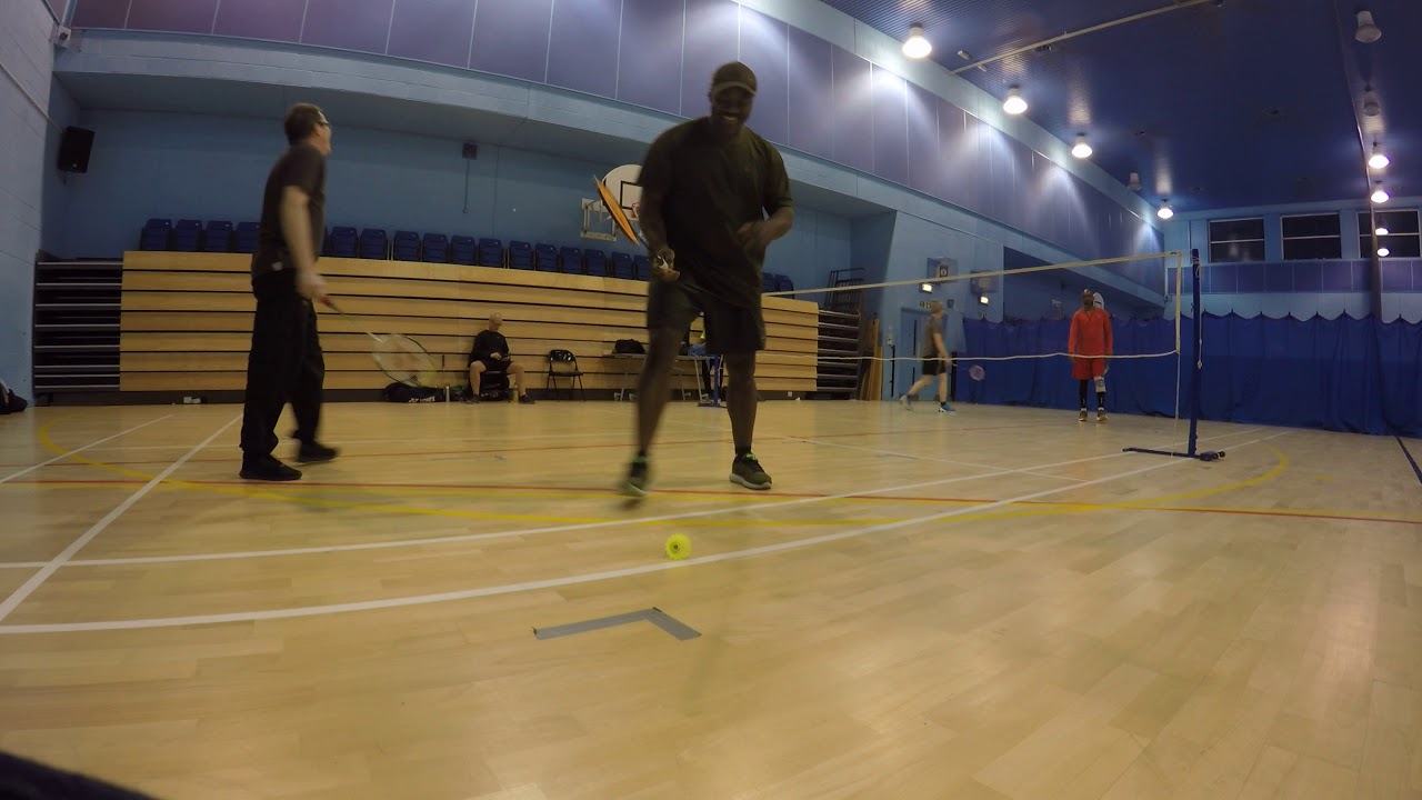 Edmonton Badminton club 1st test games