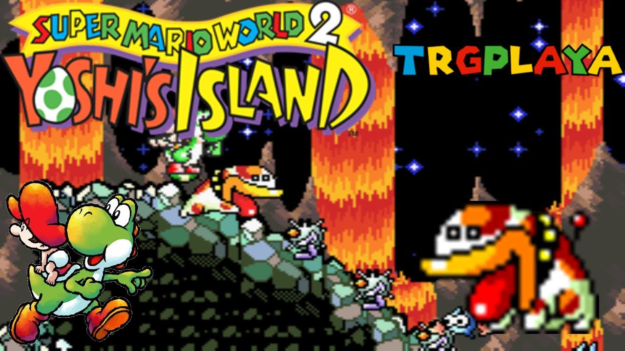 Super Mario World 2: Yoshi's Island Part 9 World 1: Extra 1 Poochy!!!!!! Ain't Stupid 100% (720p)