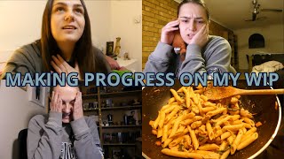 exporting vods, starting a new wip, trying a new recipe // vlog