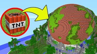 Minecraft: TNT VS PLANET EARTH!!! - Mini-Game