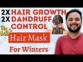 Best DIY Hair Growth &amp; Dandruff Control Hair Mask For Winters