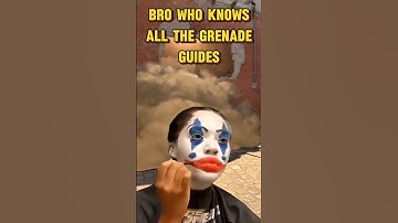 CS2: Bro who knows all the grenade guides #cs2funny