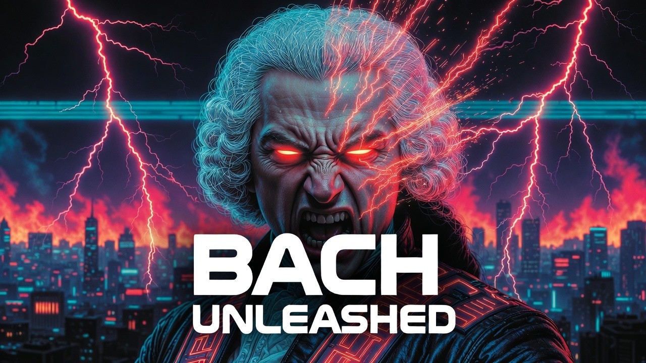 TRM remix   Bach  Invention 13 in A Minor, BWV 784 synthwave metal remix