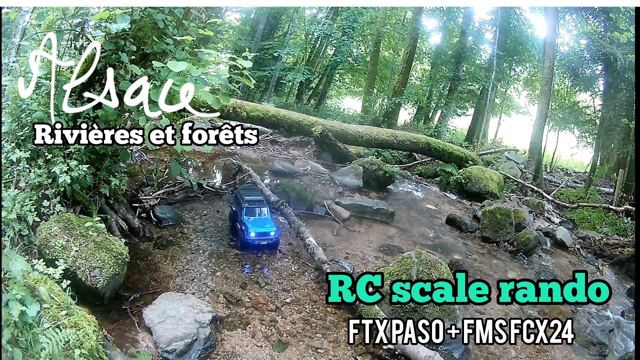 RC Scale rando Alsace : rivières et forêts - YouTube