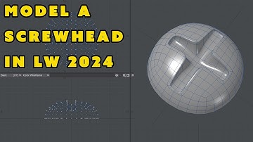 Blender-Inspired  how to model a Screw Head in LW 3D