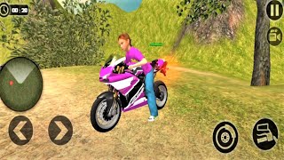 Kids Downhill Mountain Motorbike Riding - Free Mode - #3 Android Gameplay screenshot 3