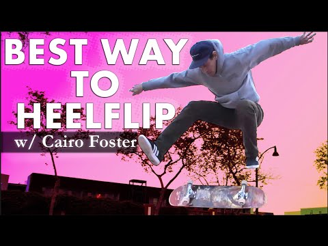 How To Heelflip Like A PRO w/ Cairo Foster! | Santa Cruz Skateboards