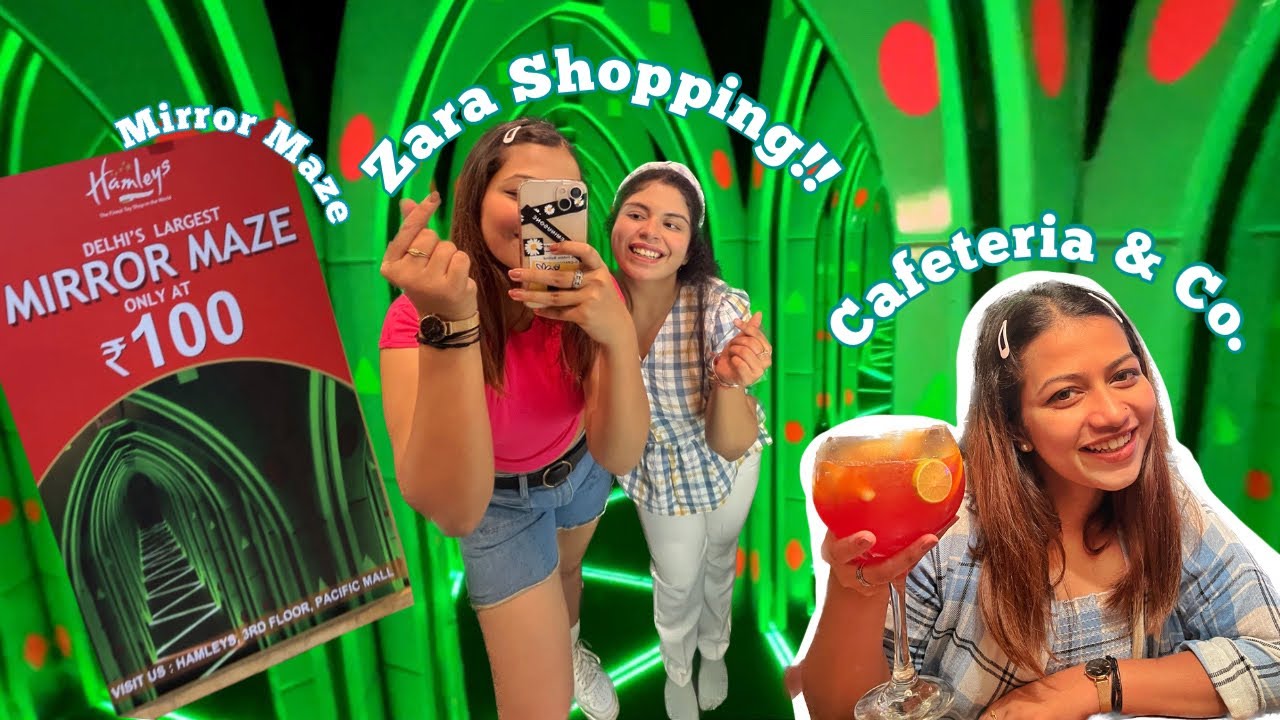 Delhi’s Largest Mirror Maze Cafeteria and Co. Pacific mall