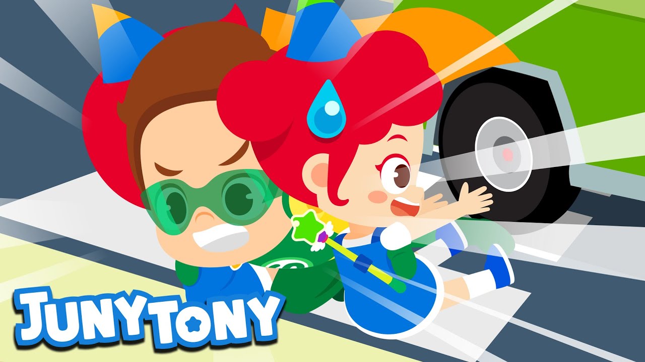 Crosswalk Song Safety Song for Kids Good Habit Song JunyTony