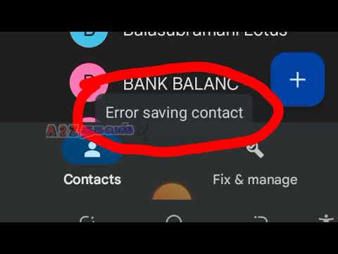 how to solve error saving contact number Tamil|how to delete number permanently|@A2ZThakaval