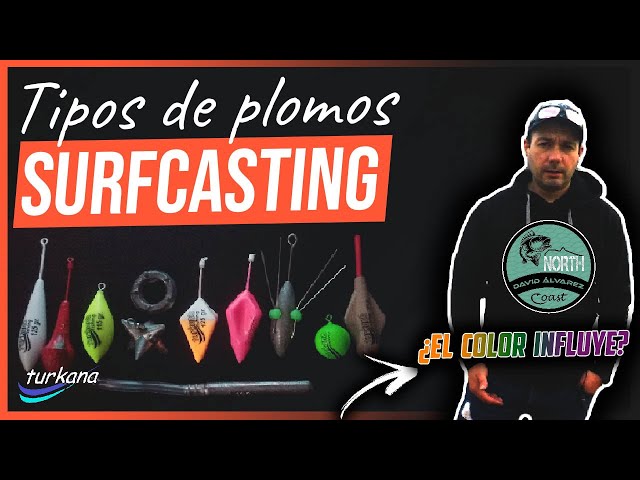 Plomos pesca *SURFCASTING: 11 TIPOS  DISTINTOS//características//diferencias//usos//colores 