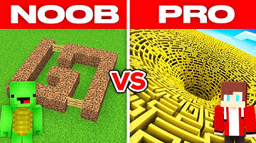 Who Will BUILD The MOST DIFFICULT MAZE? JJ And Mikey BUILT The BIGGEST MAZE in Minecraft Maizen