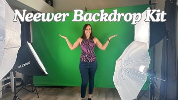 Unboxing & Setup of NEEWER Photography Lighting Kit with Backdrops | Ultimate Photo Studio Equipment