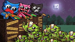 Baby HUGGY WUGGY Zombie Apocalypse! (Minecraft)