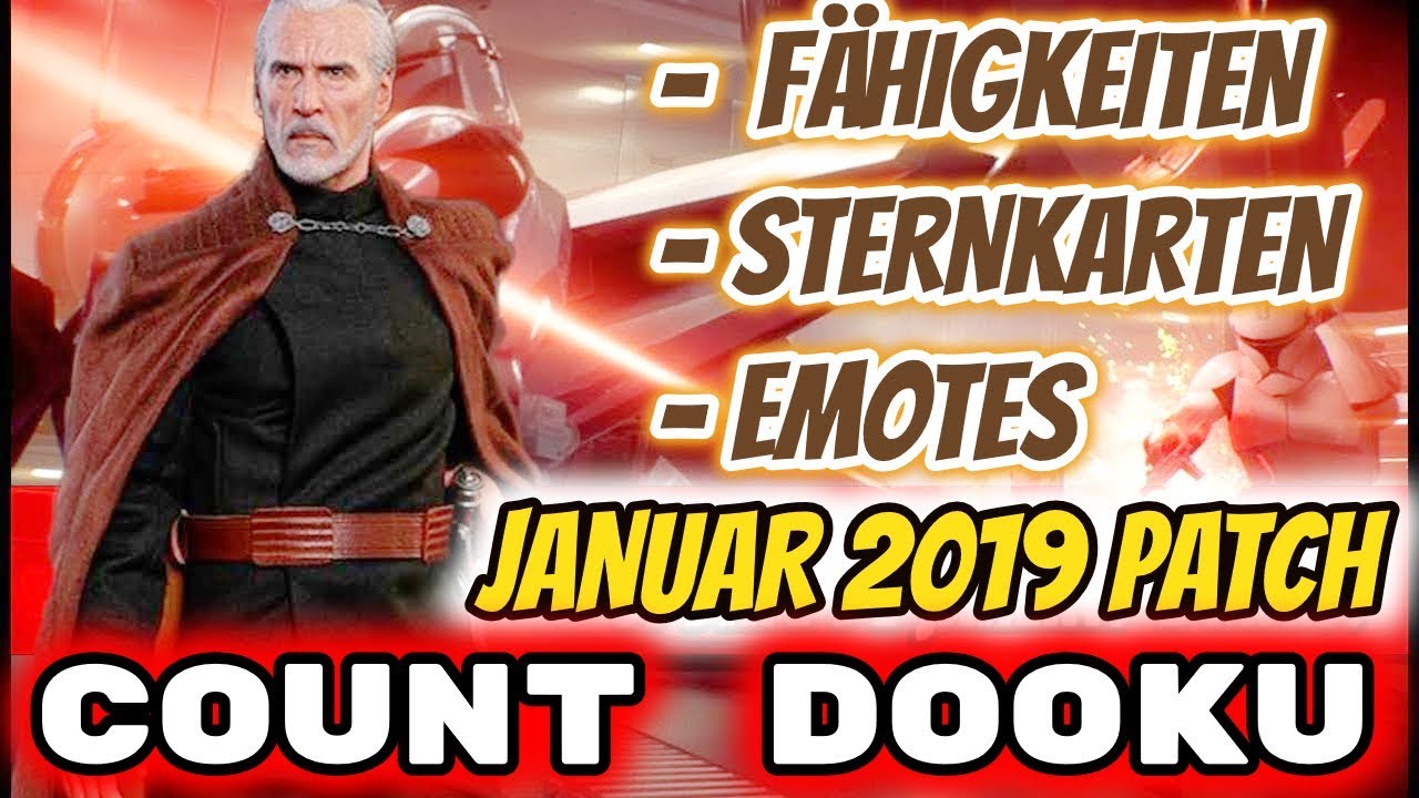 JANUAR 2019 UPDATE MIT COUNT DOOKU & GEONOSIS SUPPORT!! battlefront 2 2019 updates
