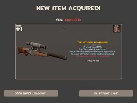 Team Fortress 2 Hitman's Heatmaker Craft - YouTube