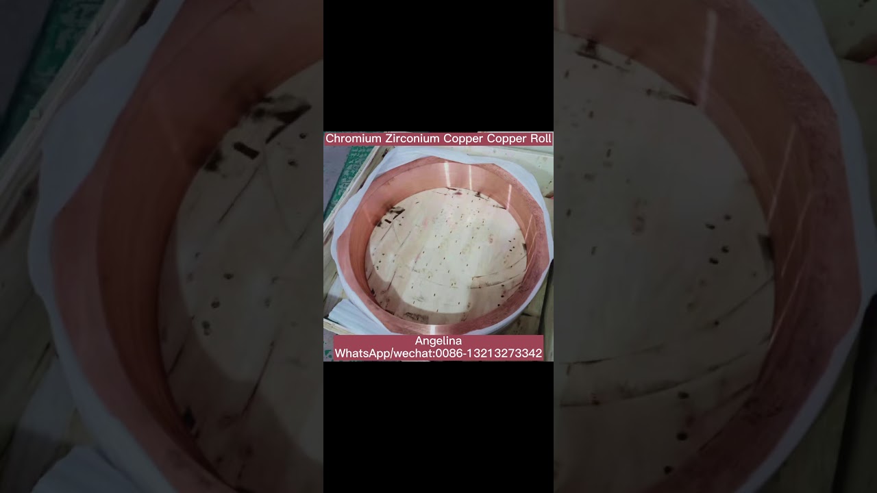 Chromium zirconium copper copper roll for amorphous ribbon making machine